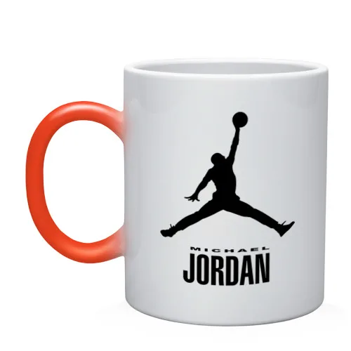 Кружка хамелеон Michael Jordan | Дом и сад