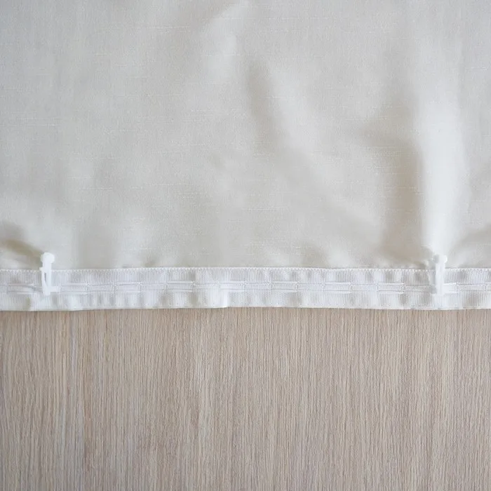 Штора портьерная для кухни Жаккард Бамбук 135х180 см молочный пэ | Дом и сад