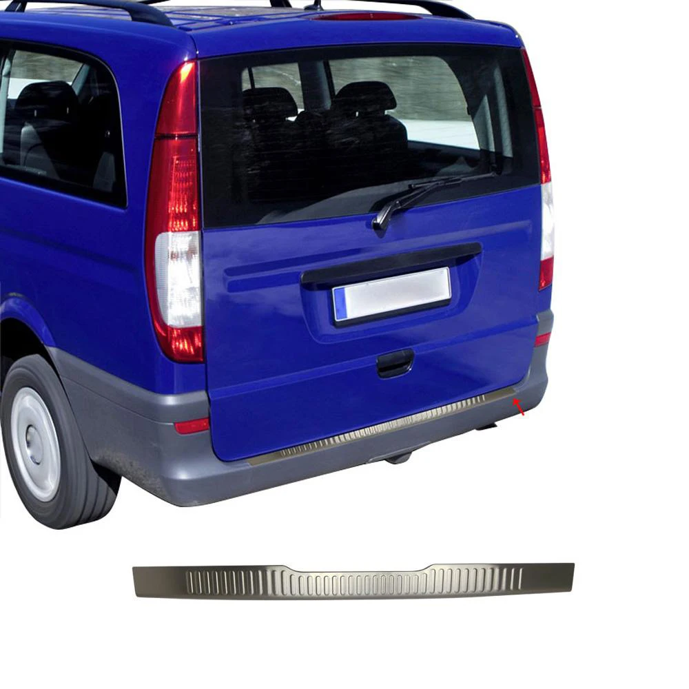 

Хромированная Крышка для заднего бампера Mercedes Vito W639 из нержавеющей стали (2010-2014)