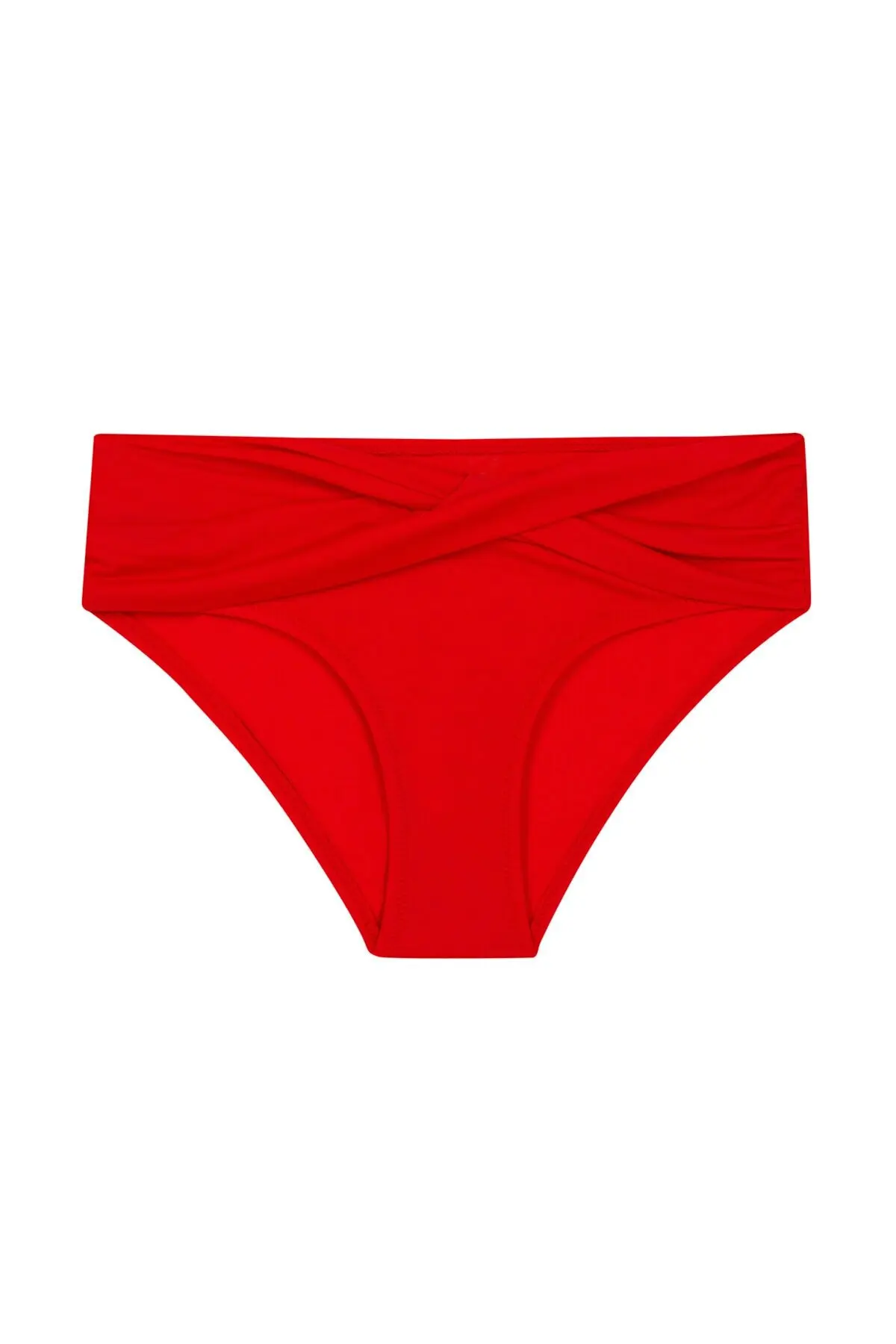 LOOK FOR YOUR WONDERFUL NIGHTS WITH ITS STUNNING Women's Red Basic Twist Bikini Bottoms FREE  SHIPPING