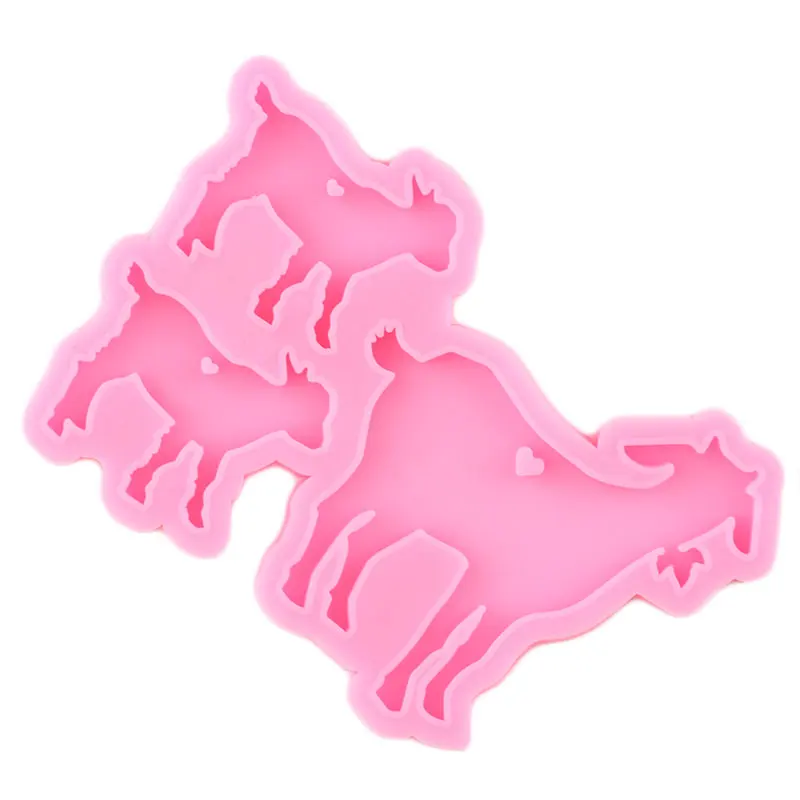 Силиконовые молды сделай сам для брелоков из блестящей козы овечки папы мамы