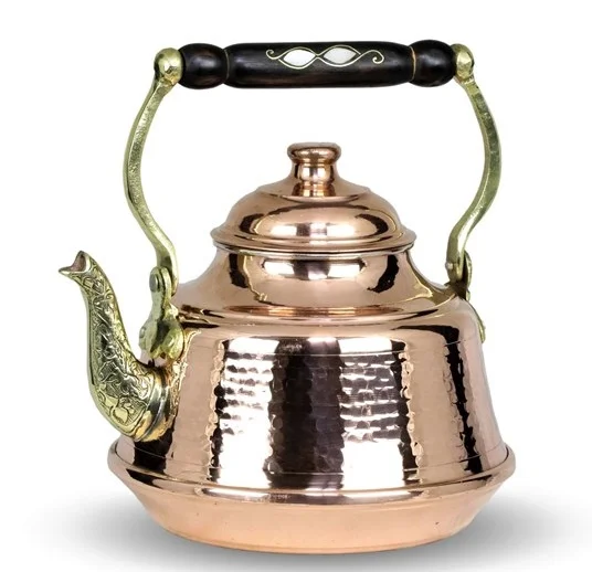 

Bakır Ihlamur Demliği Kalın Dövme %100 Geleneksel El Yapımı 1.3 LT