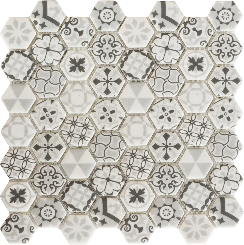 

1M2 (13 PCS TILES) b and q mosaic tiles