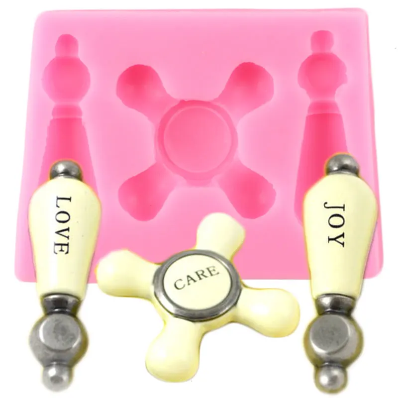 Античный Аксессуары для ванной кран ручка силиконовая форма вечерние Топпинг