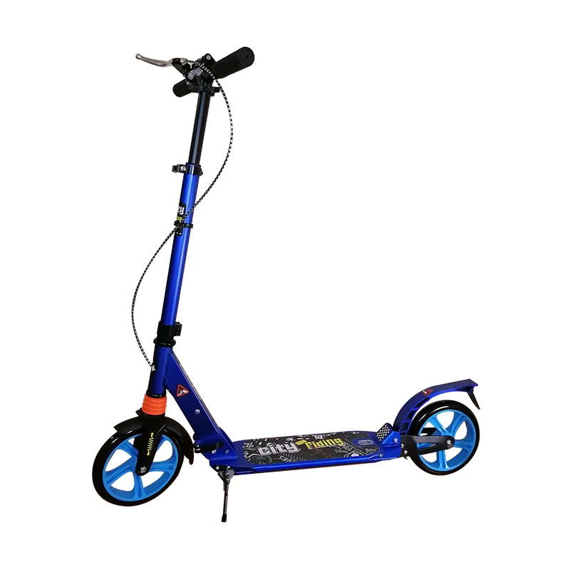 Скутер для взрослых с рамкой из алюминиевого сплава прозрачным колесиком 20 см