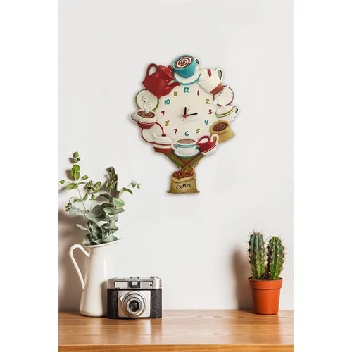 Настоящие кухонные настенные часы с изображением кофе | Дом и сад