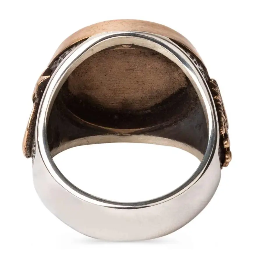 Bitions oman Coat of Arms and Suleiman Moon Star Seal Ring pour homme, haute qualité, réplique moderne, cadeau IMAStyle