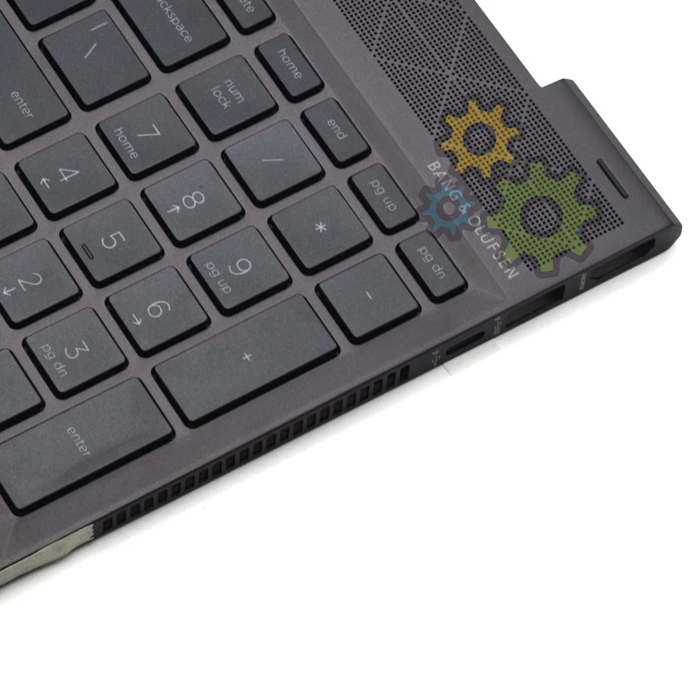

L53987-001 Palmrest Cover Keyboard US & Backlit for HP ENVY x360 15M-DS 15-DS