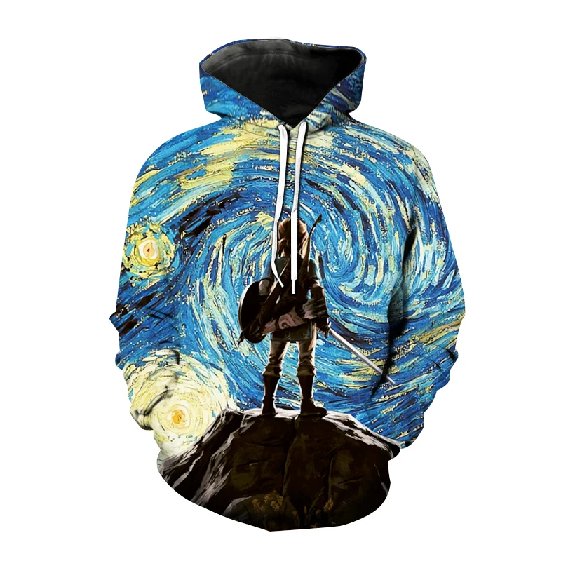 

Popular Game Hoodies The Legend Of Zelda 3D Print Hooded Sweatshirt Men Women Fashion Pullover Hip Hop Hoodie Tops Coat Clothing