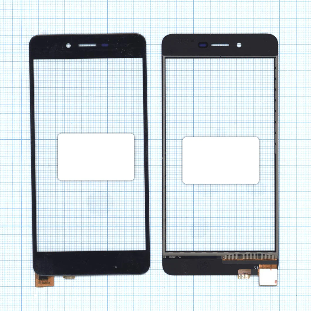 Сенсорное стекло (тачскрин) для Highscreen Easy S Pro черное | Мобильные телефоны и