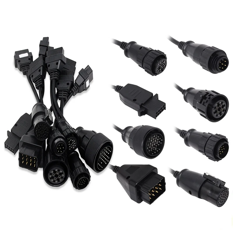 Справочный набор 8 шт. кабелей для грузовиков TCS Pro Multidiag + OBD OBD2 Автомобильный