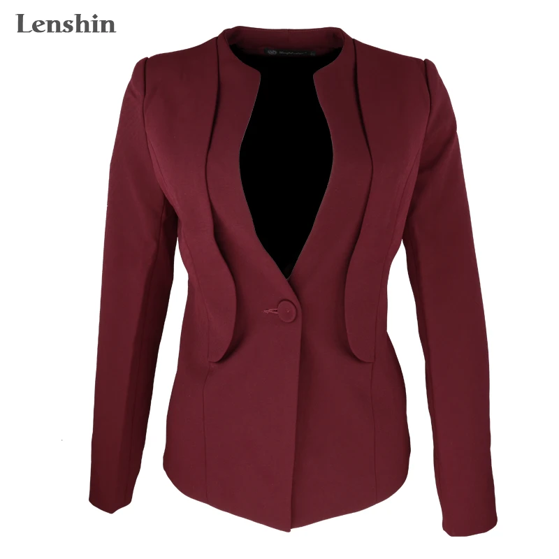 Lenshin/специальное предложение блейзер Офисная куртка деловая Деловая