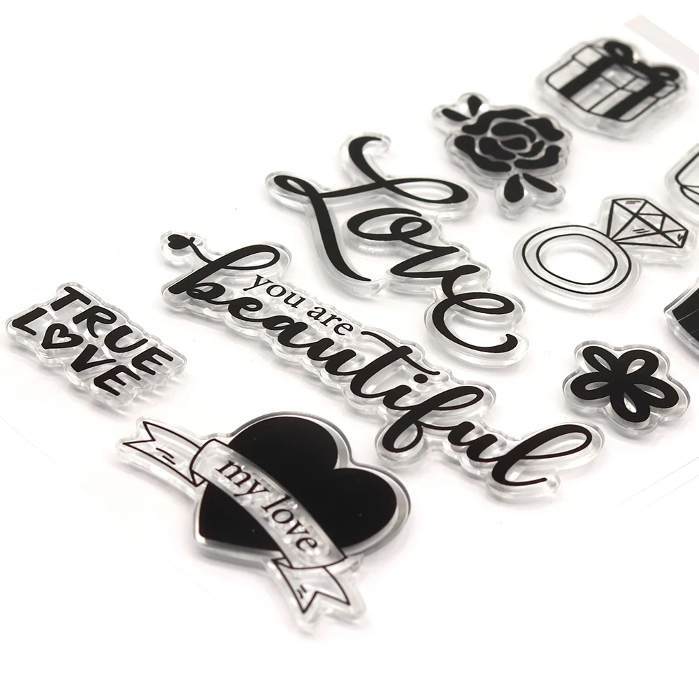 Kreative Pfad Klare Stempel Siegel Transparent Silikon Glück DIY Handwerk Wiederverwendbar Für Scrapbooking Kartenherstellung Journal Dekorationen – Detail 6