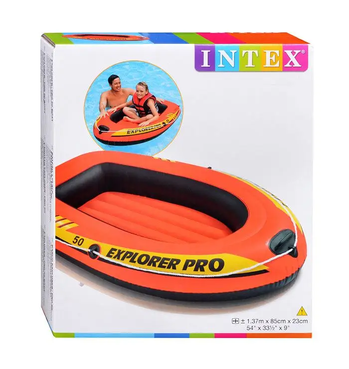 Надувная лодка Intex Explorer Pro 50 137*85*23 см (58354) | Спорт и развлечения