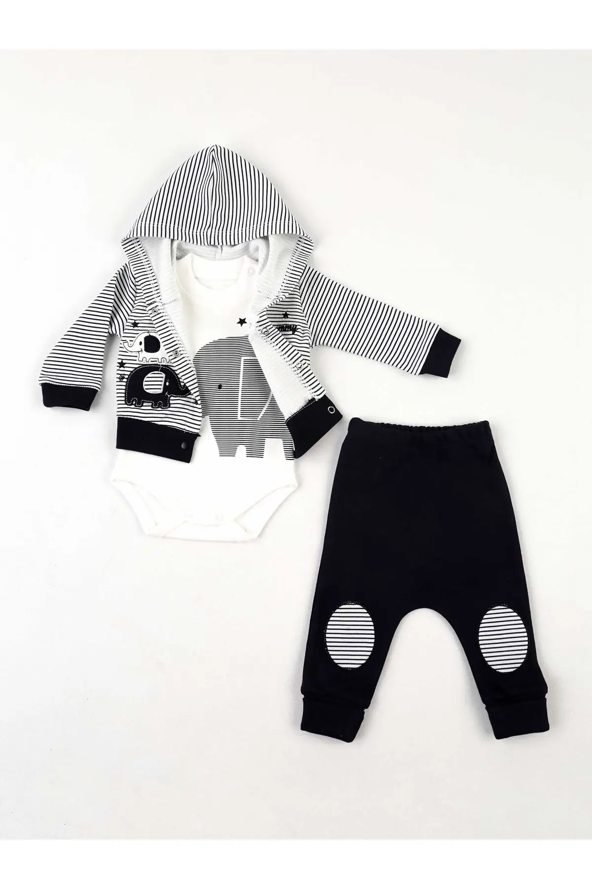 Navy blue Seasonal Newborn Baby Boy 3 PCs set |