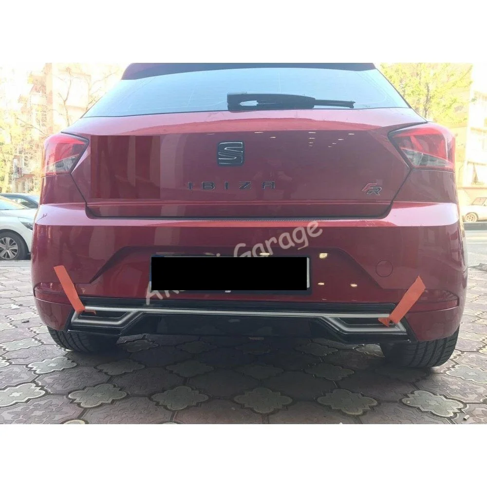 

For Seat Ibiza Mk5 2018-2021 Diffuser Rear Bumper Extension Attachment Car Styling Auto Universal l Spilitter