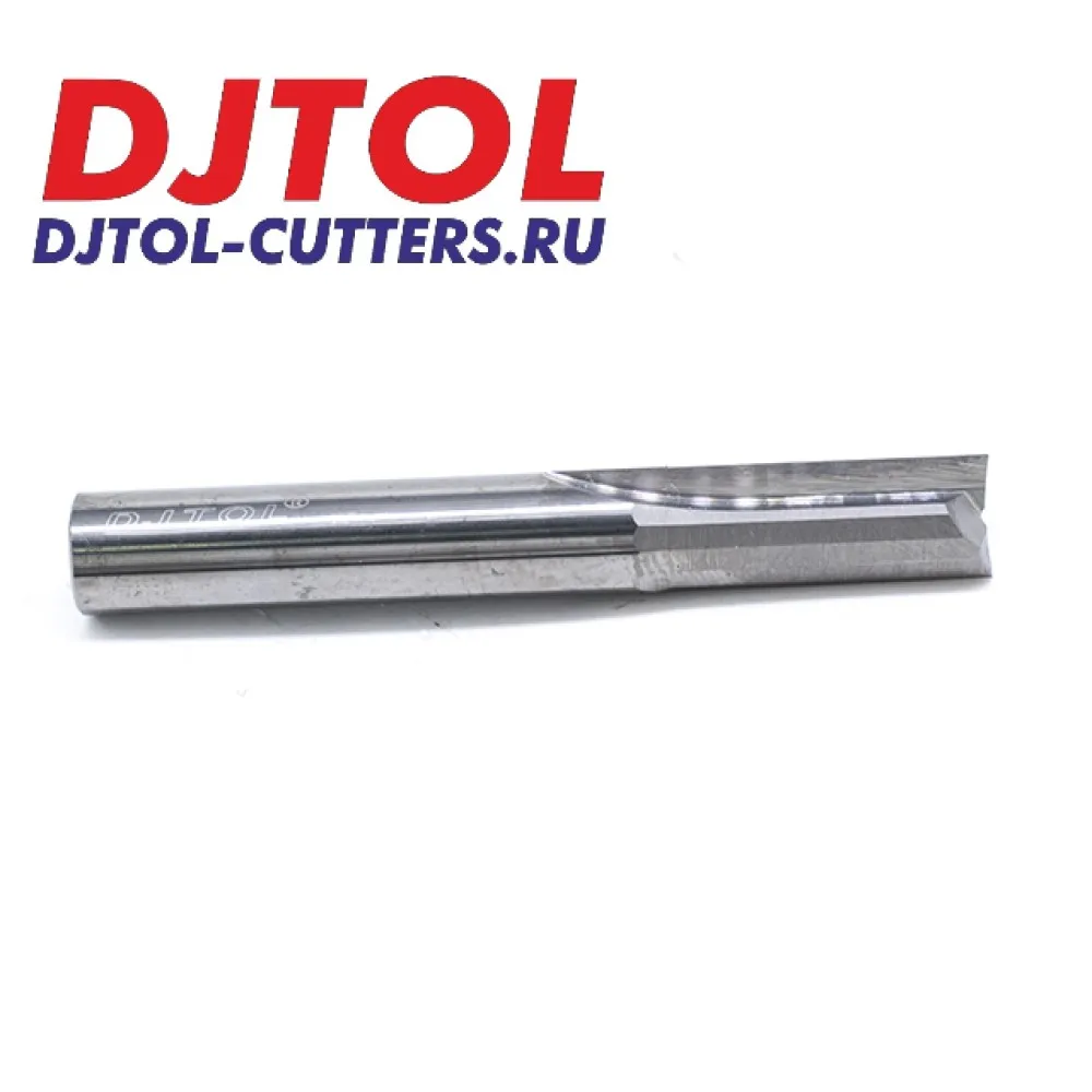 Фреза прямая DJTOL N2ZX 8мм 10мм двухзаходная концевая для станков ЧПУ фрезы по дереву