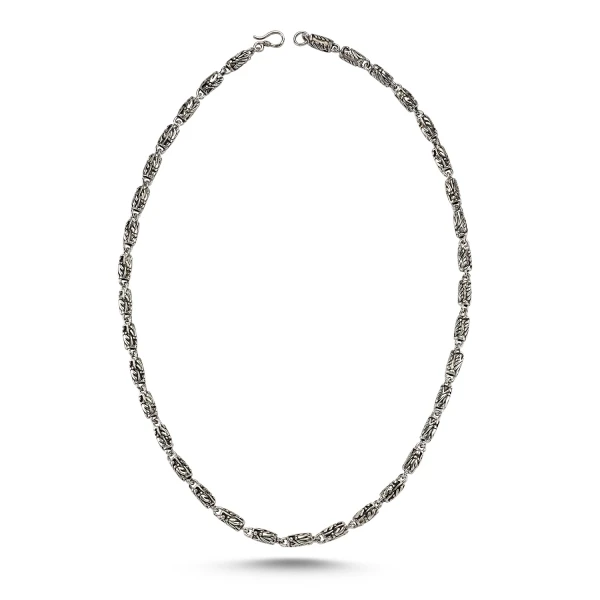 

Silver 925 Sterling Oxidized Chain Necklace