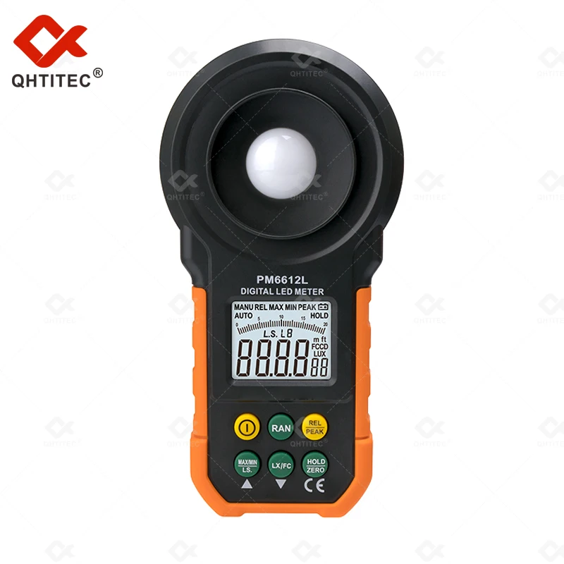 Цифровой аналоговый осветительный прибор QHTITEC PM6612L с ЖК-дисплеем измеритель
