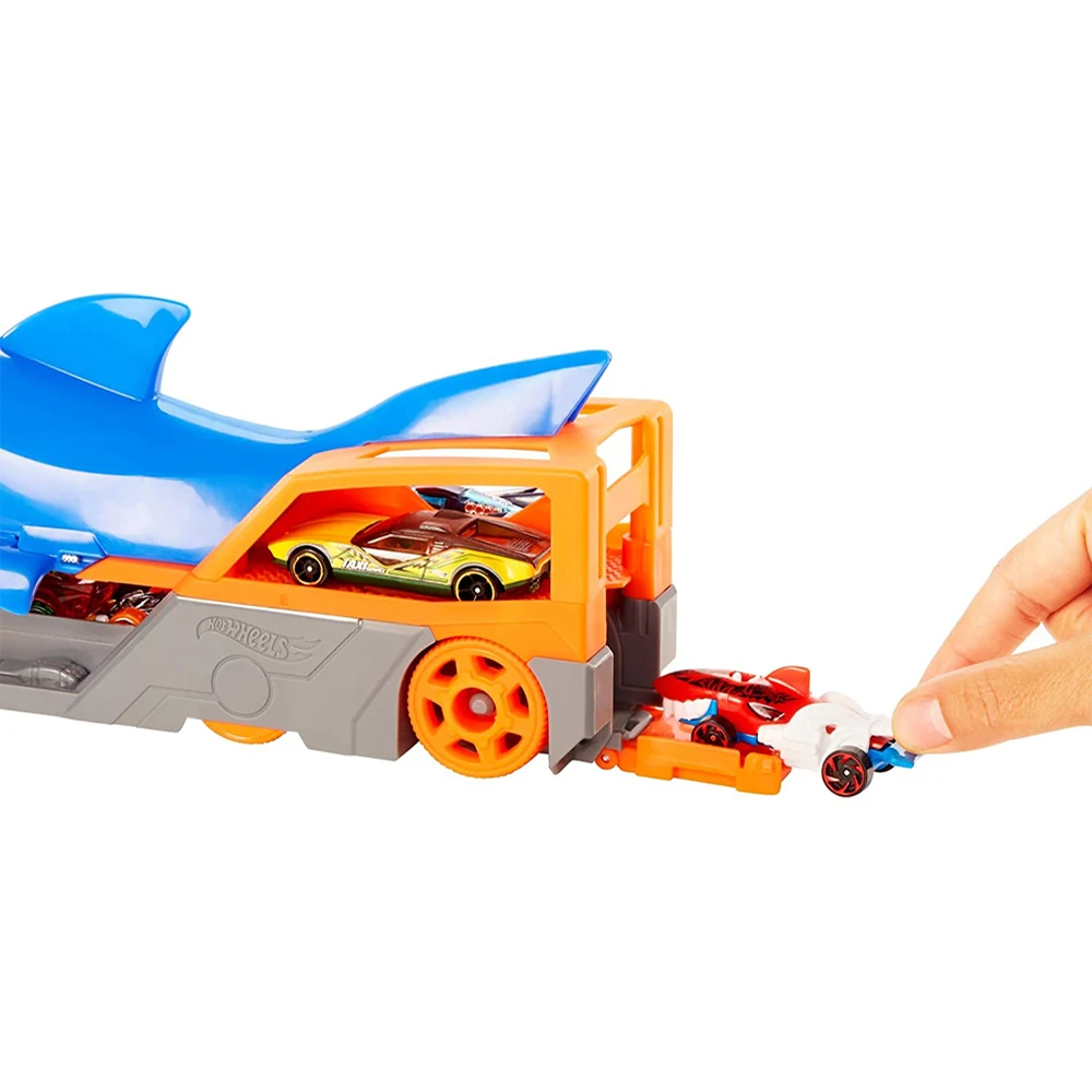Игровой Набор Hot Wheels Shark Carrier GVG36 игрушка для детей подарки машинки мальчиков