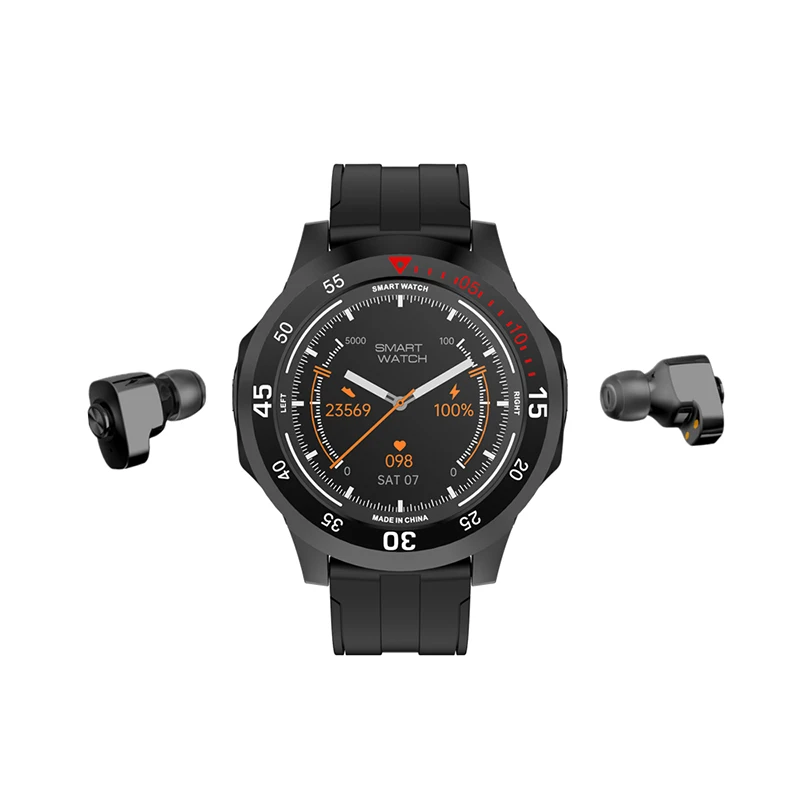 

ZY Electro-World N15 New Smart Watch TWS Headset Two In One HD Screen Long Standby Sports Music Health Monitoring Bracelet