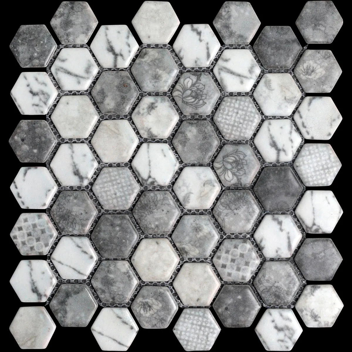 

1M2 (13 PCS TILES ) b and q mosaic tiles