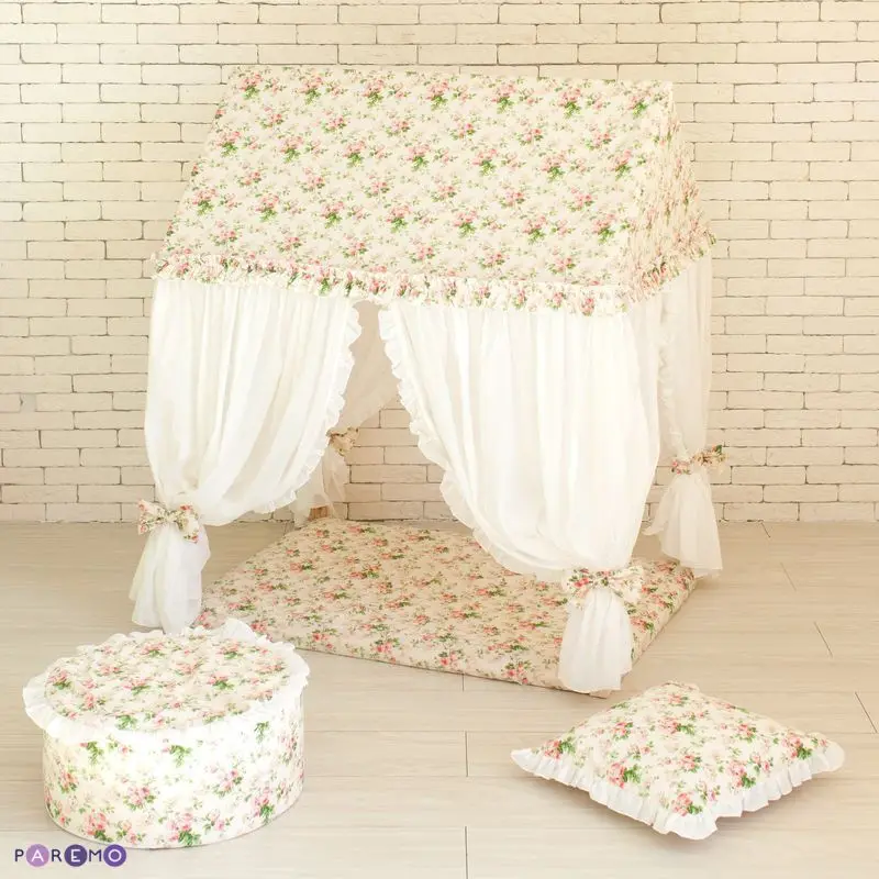 Текстильный домик-палатка с пуфиком &quotДворец Шахерезады&quot | Игрушки и хобби