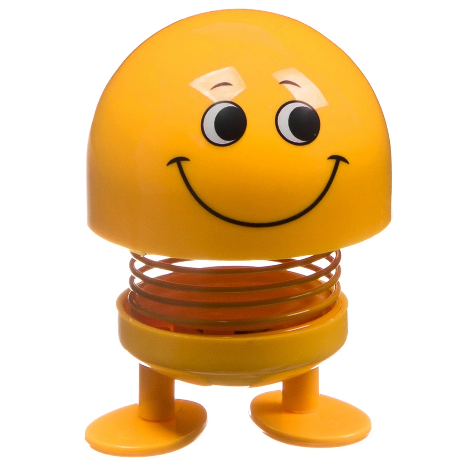 Танцующий на пружинке &quotЭмодзи-улыбающийся&quot серии &quotЧудики&quot 5х8х5 см Bondibon