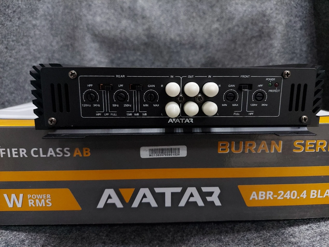 4-канальный усилитель AVATAR ABR-240.4 / АB-класс мощность 120 Вт x 4 |