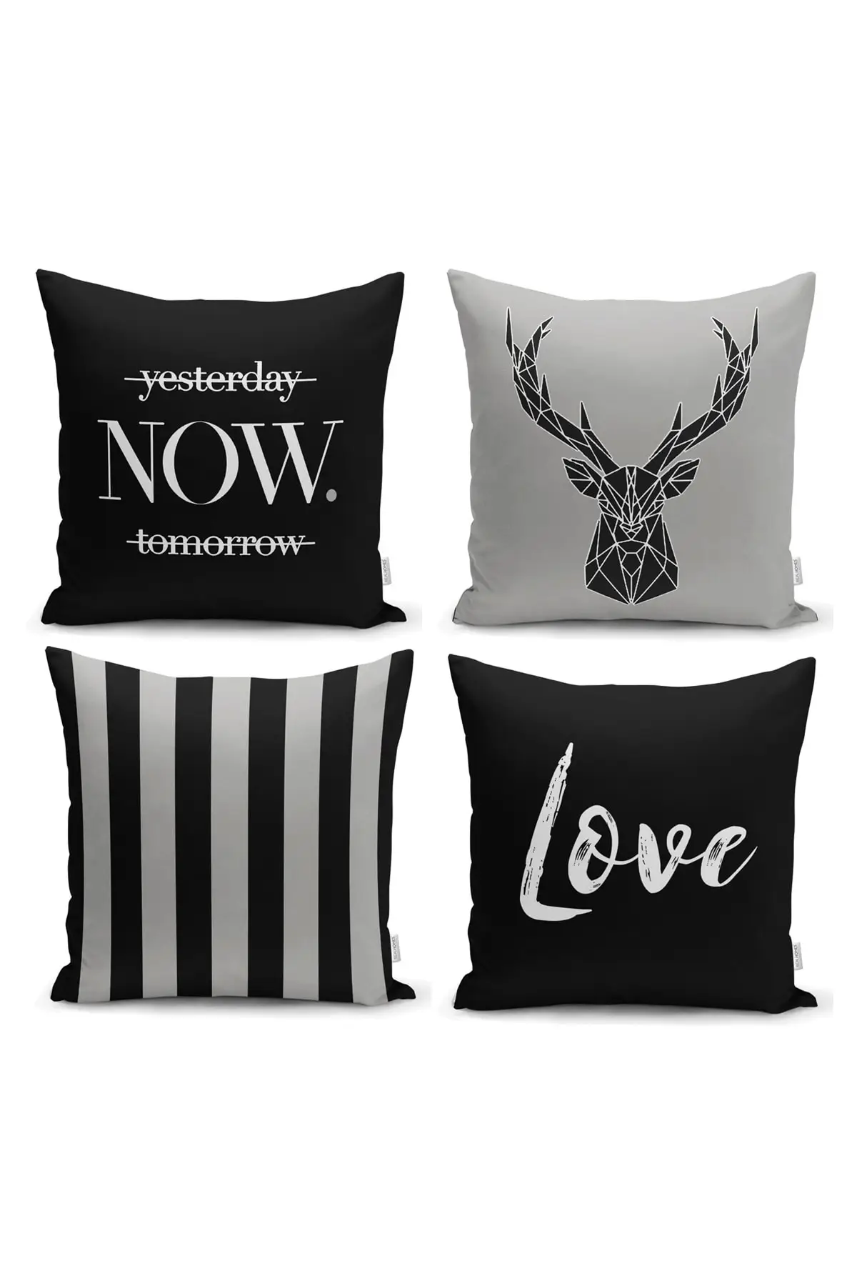 

4 pcs pillowcases illustrated cushion cover pillow case home decoration cover throw pillow luxury home decorative living room