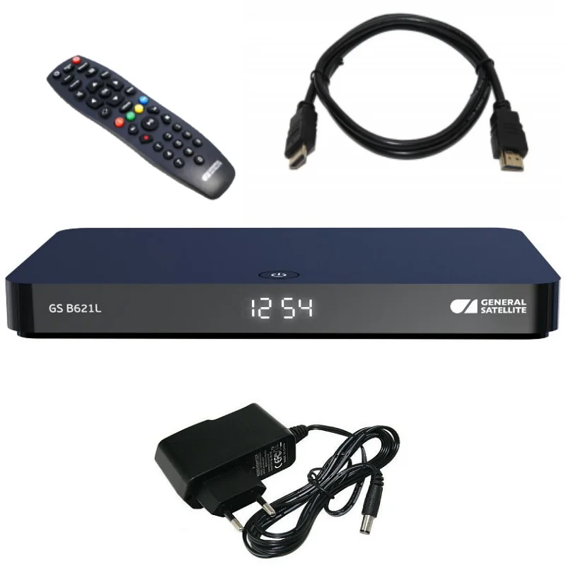 Ресивер Триколор ТВ с поддержкой HD и UltraHD GS B621L двухтюнерный спутниковая