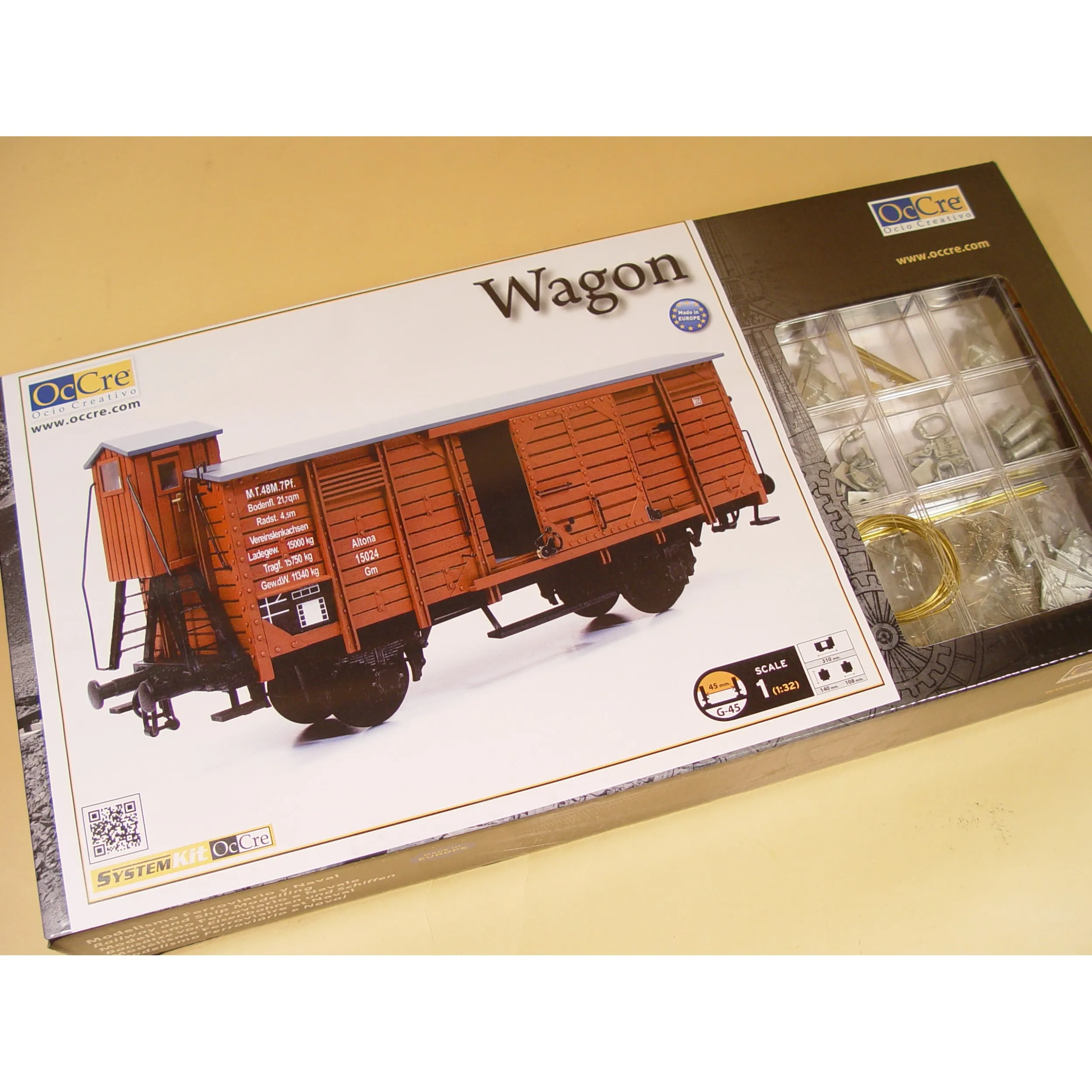 Сборная Модель OcCre ВАГОНА WAGON Масштаб 1:32 дерево Испания OC56002 | Игрушки и хобби