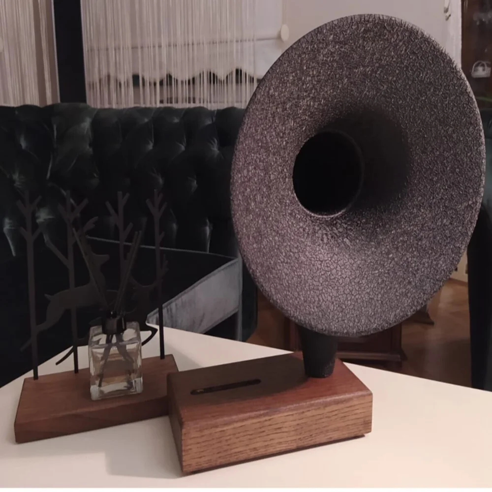 Новинка 2020 г. граммофон для телефона деревянная музыкальная шкатулка в стиле