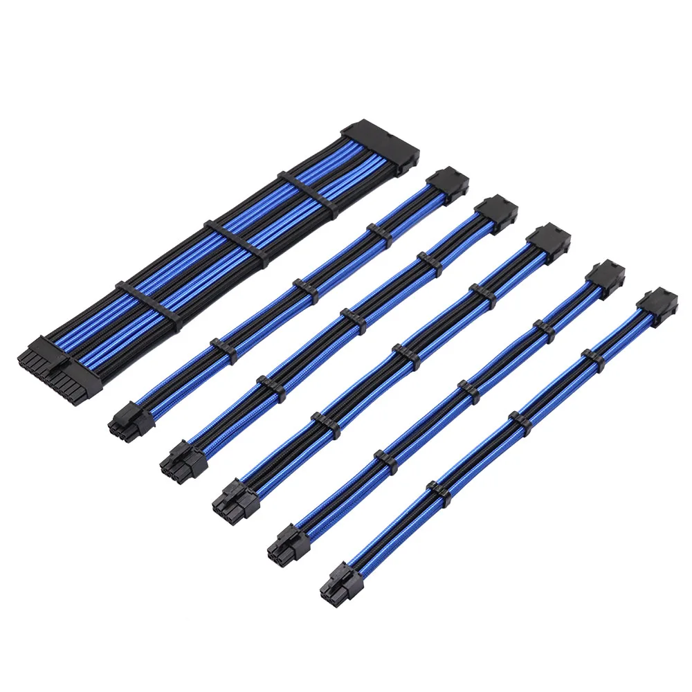 

Комплект удлинительного кабеля питания для ПК 18AWG ATX/EPS/8-контактный PCI-E/6-контактный PCI-E