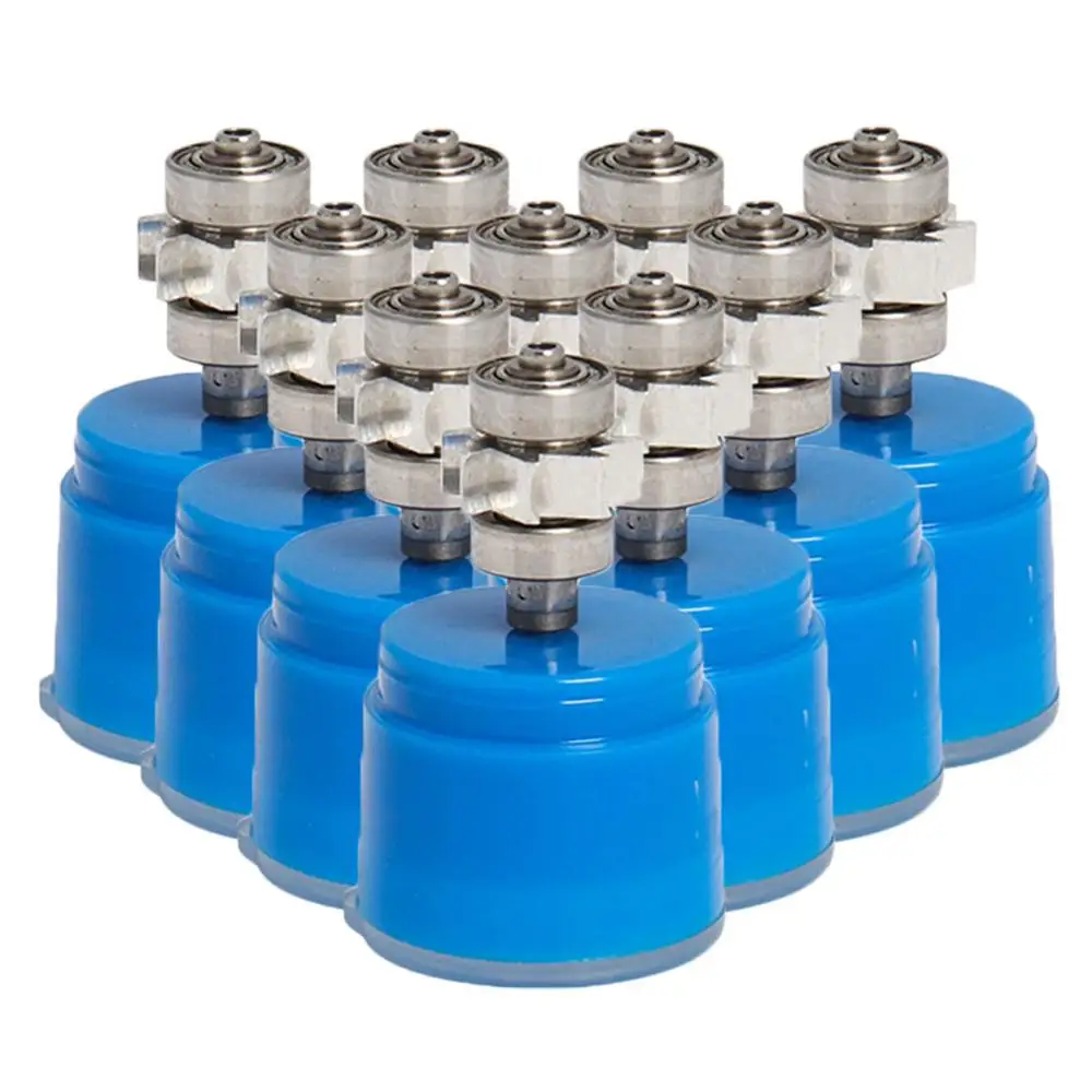 

10pcs Rotor Cartridge for TOSI TX-164 Dental LED High Speed Handpiece Standard Head Push SU Dental Air Turbine Original