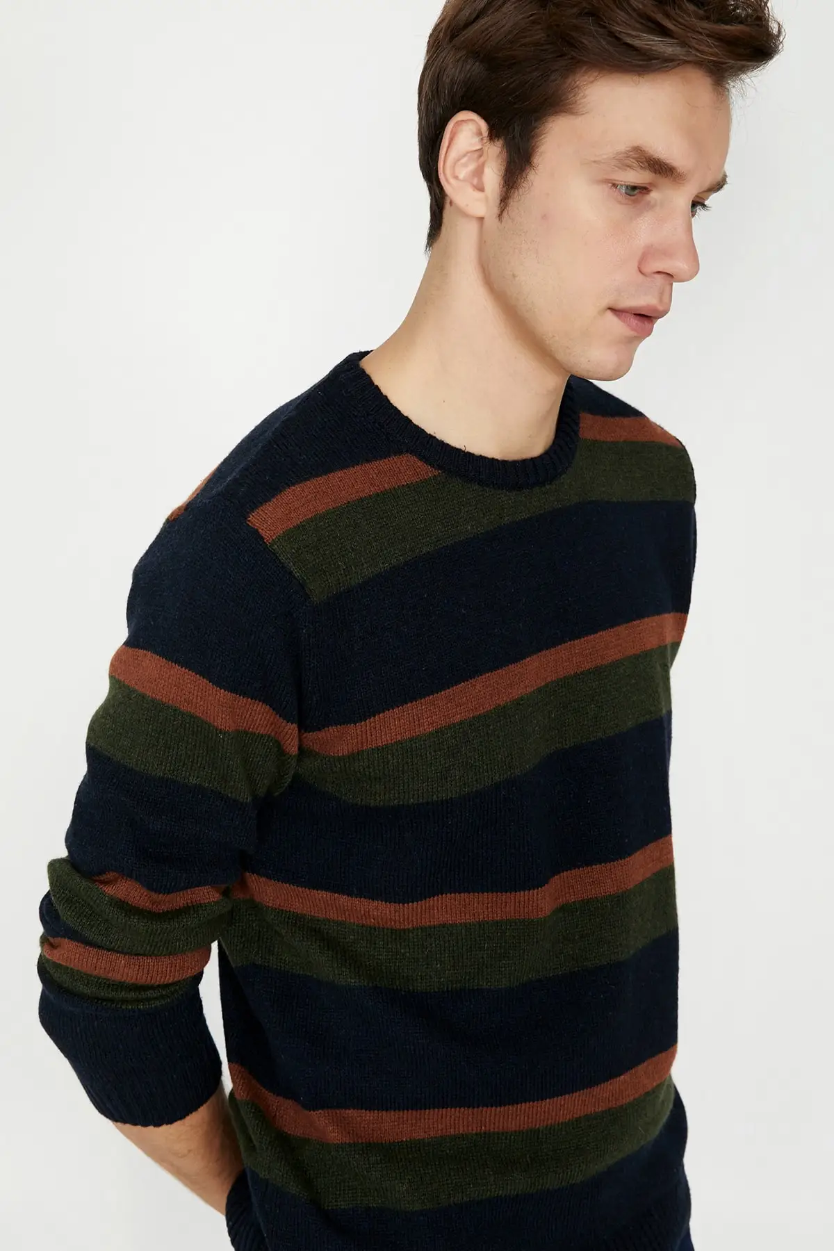 Мужской темно-синий свитер Koton 9 KAM91168LT |