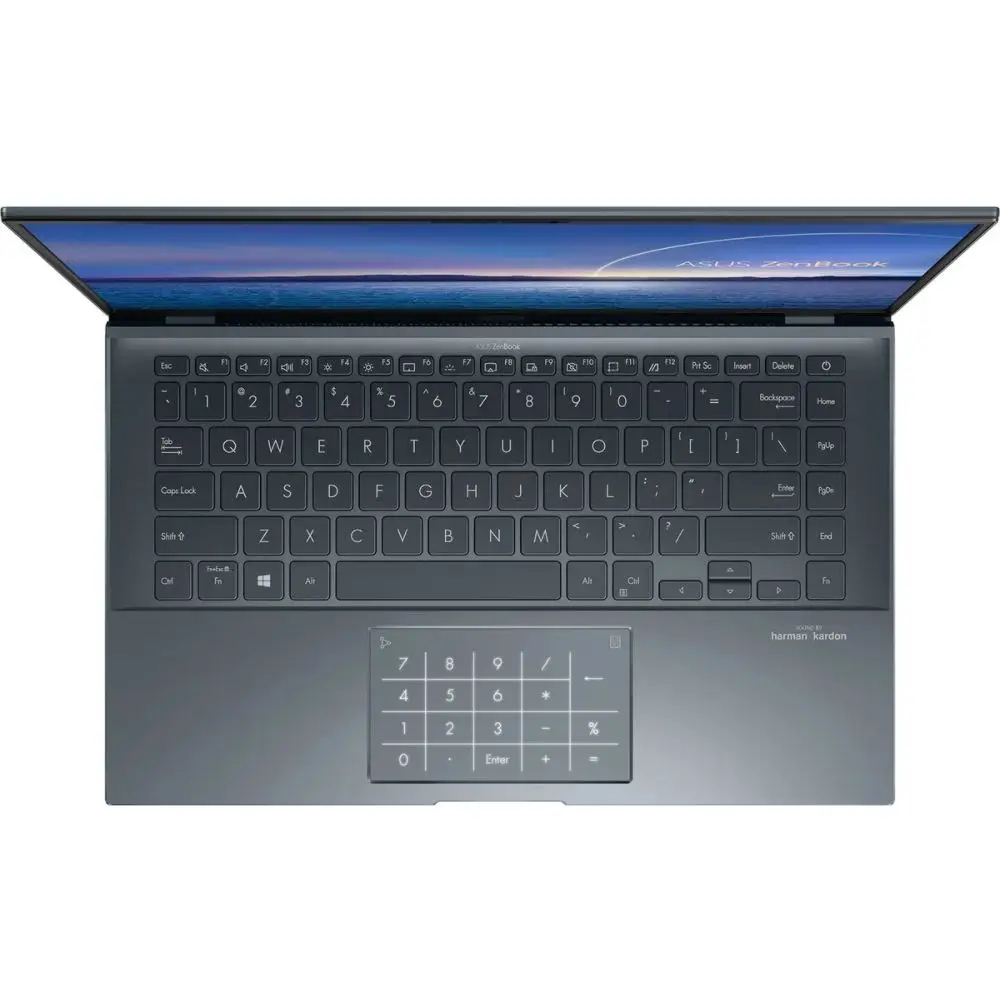 Ноутбук ASUS UX435EAL i5-1135G7/8Гб/512Гб SSD/14.0&#x27&#x27 FHD IPS Anti-glare/Win10 Pine Grey с адаптером RJ45 гигабитный Ethernet on.