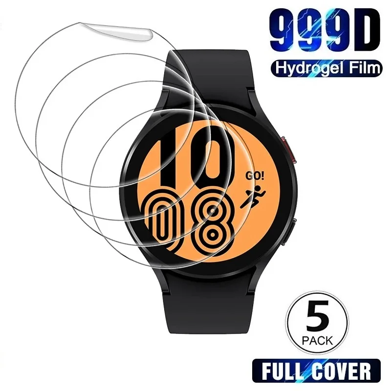 

Full Screen Protector for Samsung Galaxy Watch 4 44mm 40mm(Not Glass)for Samsung Watch 4 Classic 46mm 42mm Screen Protector Foil