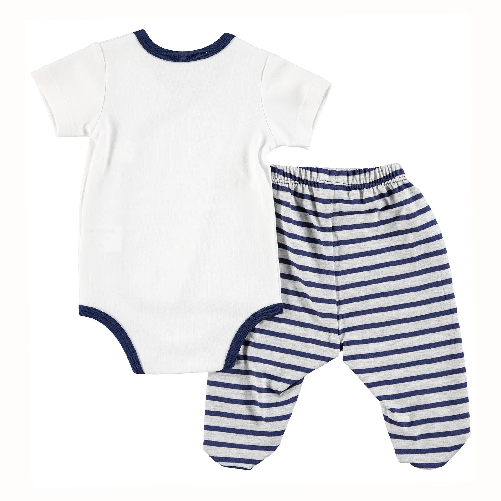 Ebebek HelloBaby/комбинезон для маленьких мальчиков с рисунком велосипеда комплект со