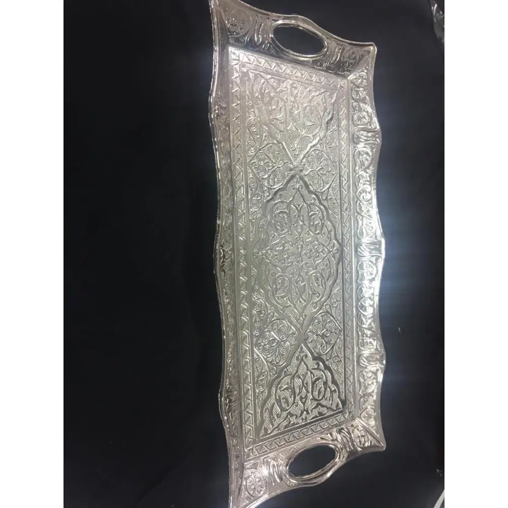 

SILVER DOUBLE Turkish COFFEE SET