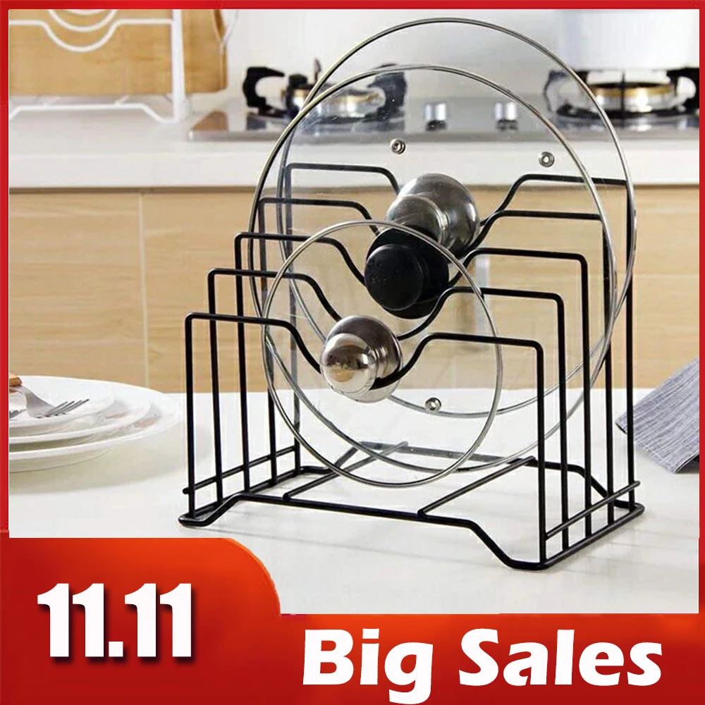 Многофункциональная крышка для горшка держатель крышки органайзер кастрюли