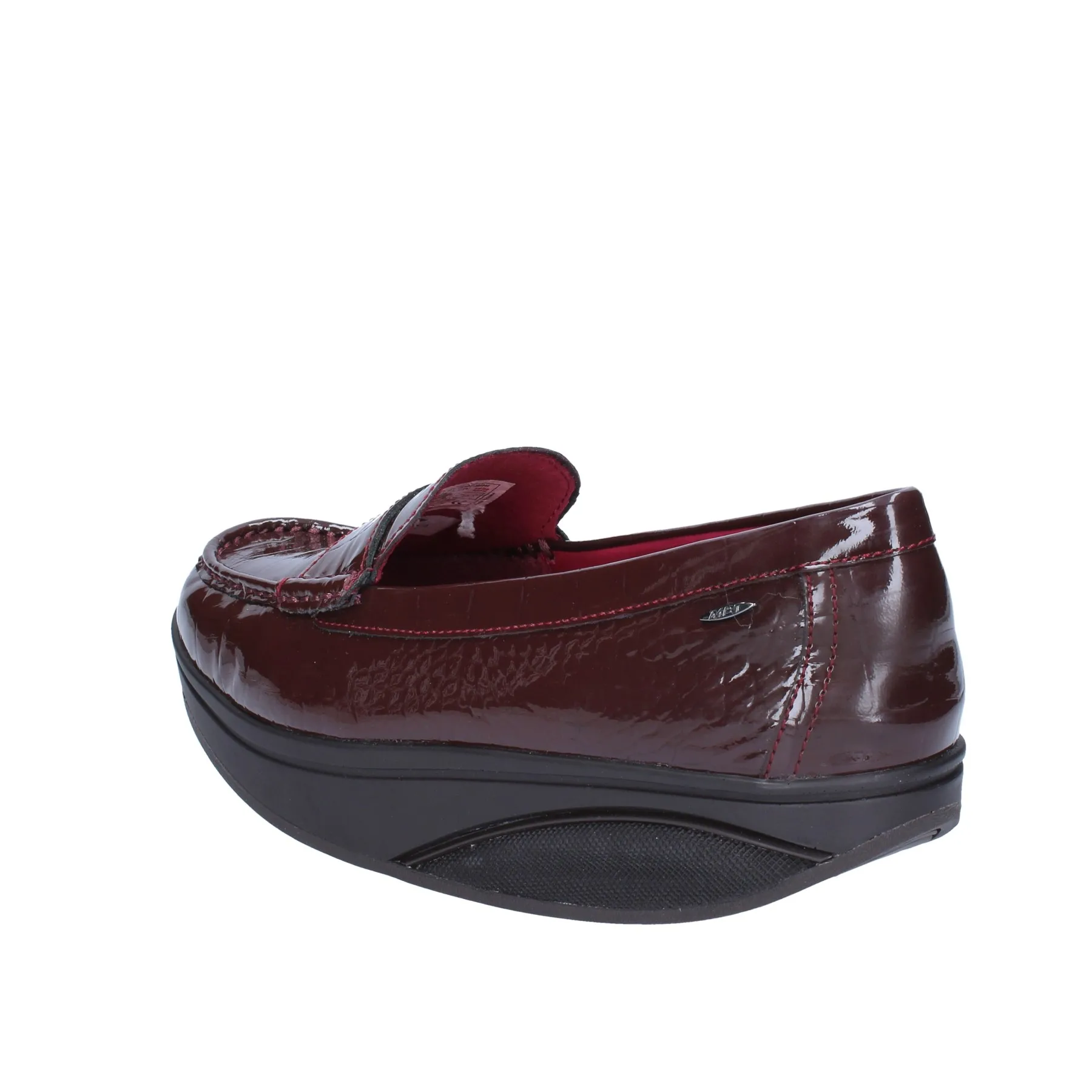 Женские туфли лоферы Цвет Бордовый|Обувь без каблука| |