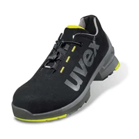 uvex 8544 safety trainer s2 src esd non slip outsole lightweight toe cap lime black