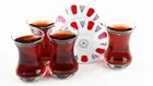 Классический турецкий чайный набор pasabah0, 12 шт., долговечный, прочный, высокого качества