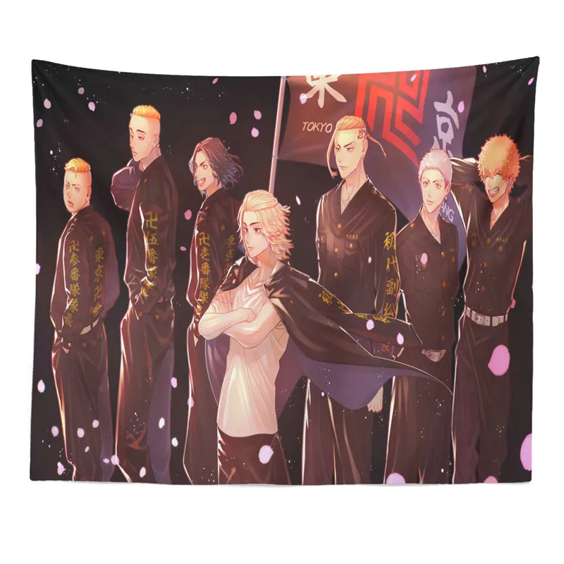 

Подвесной гобелен в стиле японского аниме «Манга» для спальни, гостиной