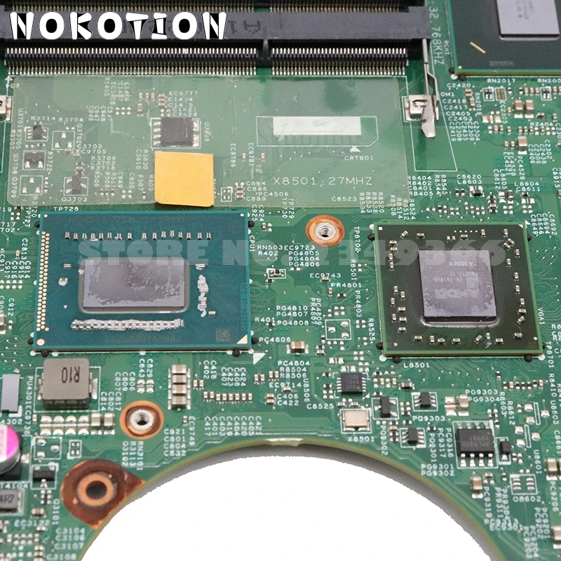 NOKOTION материнская плата для ноутбука Dell 14Z 5423 Материнская плата ноутбука K76FX 0K76FX CN-0K76FX 11289-1 плата SR0XL I5-3337U Процессор