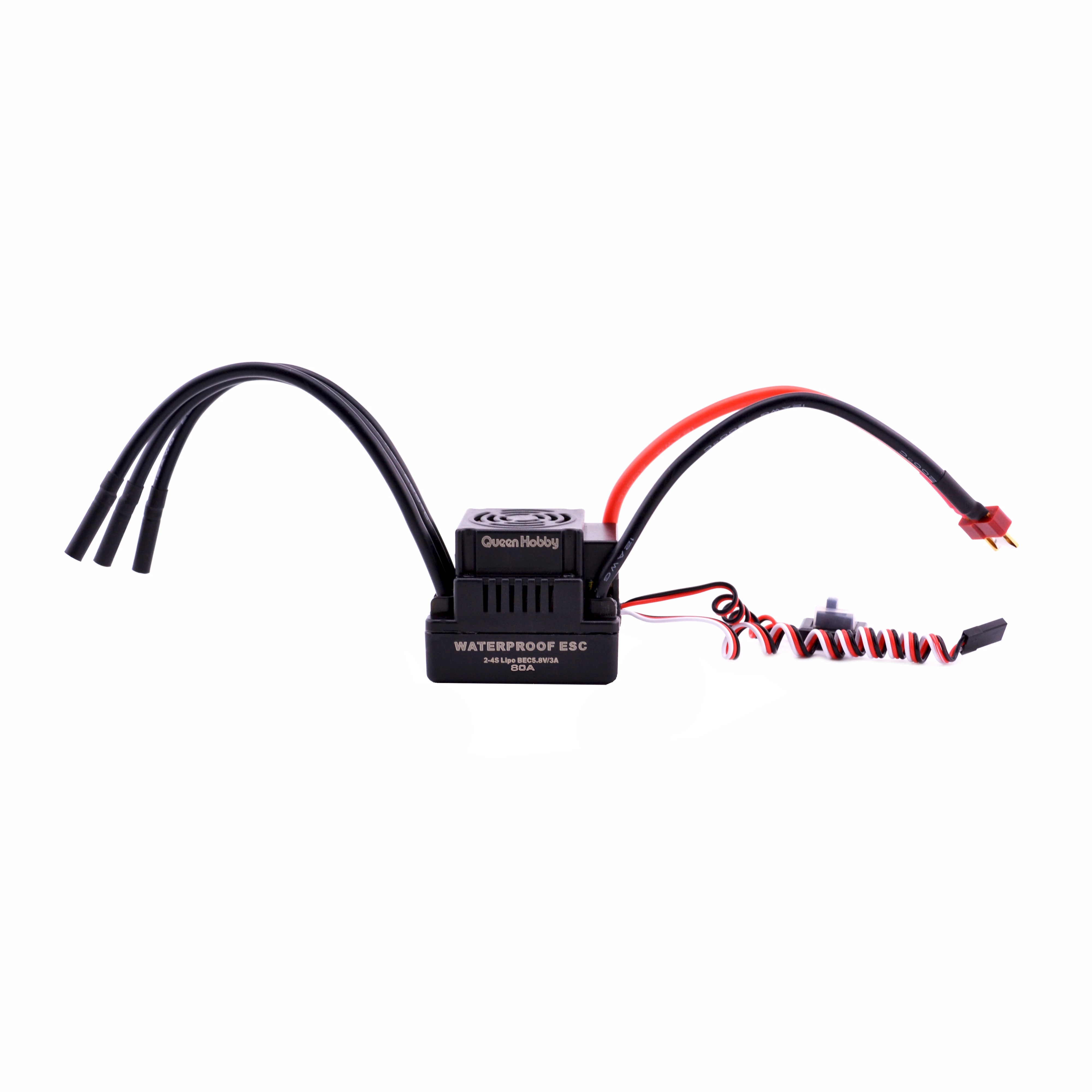 Водонепроницаемый Бесщеточный Регулятор Скорости 60A 80A 120A ESC с 5 8 V / 3A BEC для 1/10 1/8 RC