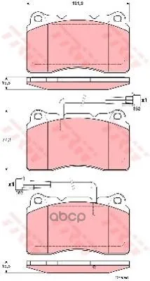 Колодки Тормозные Дисковые Передн Alfa Romeo: 147 03- 166 | Бытовая техника