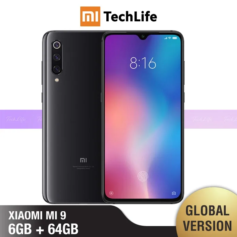 Глобальная версия Xiaomi Mi 9 64 Гб ROM 6 RAM (абсолютно новая/запечатанная) mi mi9| |