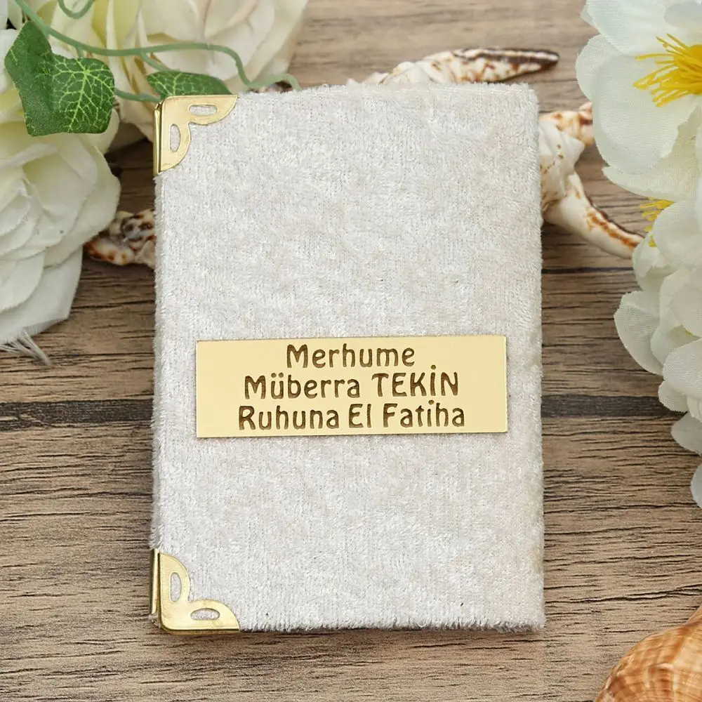 10 Piece Luxury Muslim Gift Set Velvet Yasin Sharif Islamic Personalized Plexi Wholesale Shopping Religious Items Ramadan 2022 Worship Societies Excellent Quality Mevlüt Groups Fashion